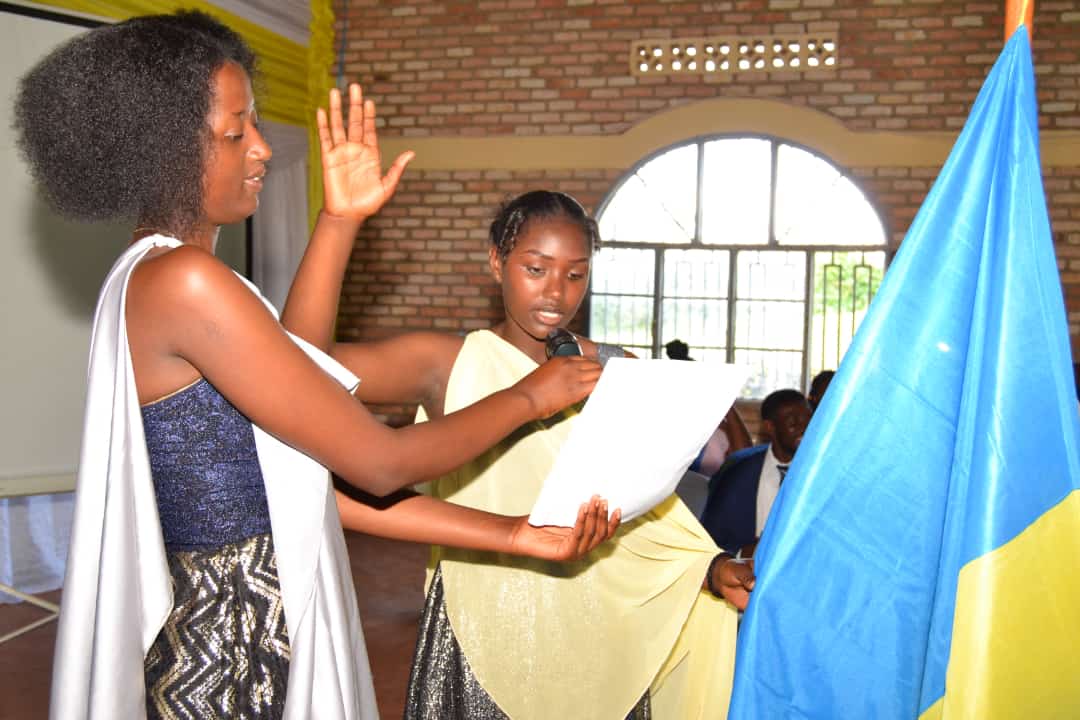 SWEARING-IN  CEREMONY OF THE CATHOLIC UNIVERSITY OF RWANDA STUDENTS REPRESENTATIVES COMMITTEE